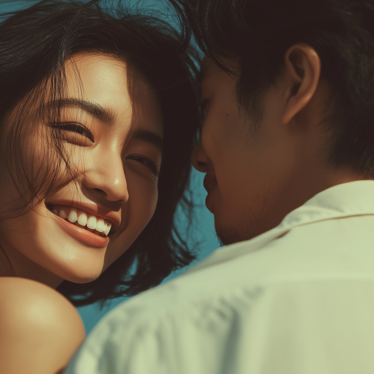 bartszx_back_view_asian_couple_happy_mood_smiling_at_each_other_98ff035c-8dfc-4bff-982b-961e1599c38e